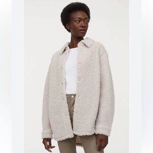 H&M Faux Shearling Shacket